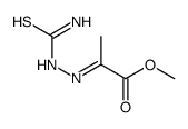 Propanoic acid, 2-[2-(aminothioxomethyl)hydrazinylidene]-, methyl ester 结构式