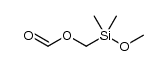 Methanol, 1-(methoxydimethylsilyl)-, 1-formate 结构式