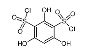 2,4,6-三羟基-1,3-苯二磺酰二氯 结构式