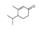 3-甲基-4-异丙基-2-环己烯-1-酮 结构式