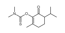 Carbamothioic acid, dimethyl-, O-[2-methyl-5-(1-methylethyl)-6-oxo-1-cyclohexen-1-yl] ester (9CI) 结构式
