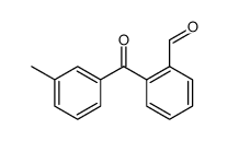2-(3-甲基苯甲酰基)苯甲醛 结构式