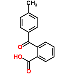 2-(4-甲基苯甲酰)苯甲酸 结构式