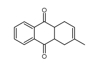 1,4,4a,9a-四氢-2-甲基-9,10-蒽二酮 结构式