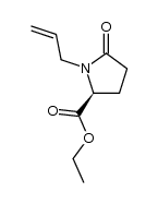 L-Proline, 5-oxo-1-(2-propen-1-yl)-, ethyl ester 结构式