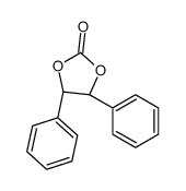 (4S,5R)-4,5-二苯基-1,3-二氧戊环-2-酮 结构式