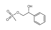 1,2-Ethanediol, 1-phenyl-, 2-methanesulfonate, (1R)- 结构式