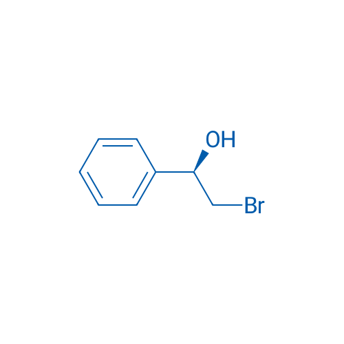 (R)-(-)-2-溴-1-苯乙醇 结构式