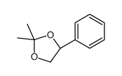 (4S)-2,2-二甲基-4-苯基-1,3-二氧戊环 结构式