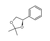 1,3-Dioxolane, 2,2-dimethyl-4-phenyl-, (4R)- 结构式