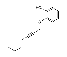 2-(2-Heptyn-1-ylthio)phenol 结构式