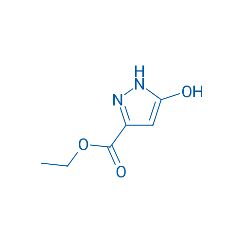 5-羟基-1H-吡唑-3-羧酸乙酯 结构式