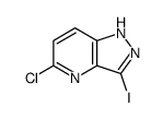 5-氯-3-碘-1H-吡唑并[4,3-b]吡啶 结构式