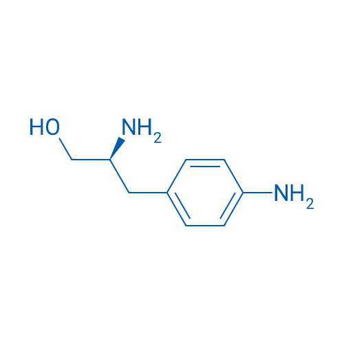 (S)-2-氨基-3-(4-氨基苯基)丙-1-醇 结构式