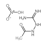 2-(氨基亚氨基甲基)乙酰肼硝酸盐(1:1) 结构式