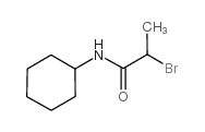 2-溴-N-环己基丙酰胺 结构式