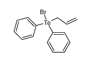 溴(2-丙烯基)二苯基碲 结构式