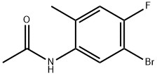 N-(5-溴-4-氟-2-甲基苯基)乙酰胺 结构式
