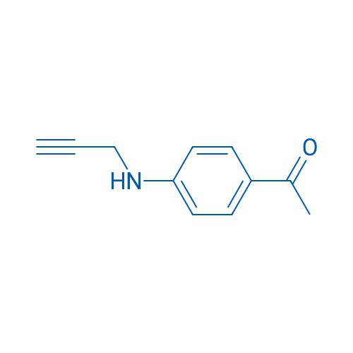 Ethanone, 1-[4-(2-propyn-1-ylamino)phenyl]- 结构式