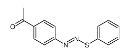 Ethanone, 1-[4-[2-(phenylthio)diazenyl]phenyl]- 结构式