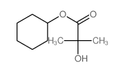 2-羟基-2-甲基丙酸环己酯 结构式