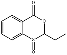 2-乙基-2H,4H-3,1-苯并氧硫杂环己二烯-4-酮 1-氧化物 结构式