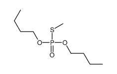 O,O-二丁基-S-甲基硫代磷酸酯 结构式