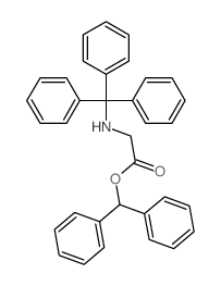 N-三苯甲基甘氨酸二苯甲酯 结构式