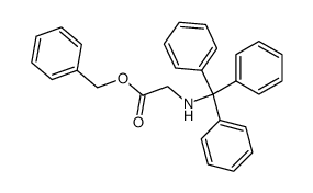 Glycine, N-(triphenylmethyl)-, phenylmethyl ester 结构式