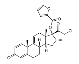 糠酸莫米松杂质A 结构式
