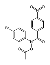 Acetic acid, (4-bromophenyl)(4-nitrobenzoyl)azanyl ester 结构式