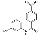 N-(3-氨基苯基)-4-硝基苯甲酰胺 结构式