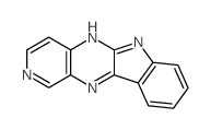 6H-Pyrido[3',4':5,6]pyrazino[2,3-b]indole 结构式