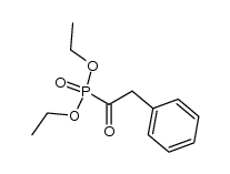 Phosphonic acid, P-(2-phenylacetyl)-, diethyl ester 结构式
