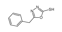 5-苄基-[1,3,4]噁二唑-2-硫醇 结构式