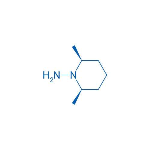 顺式-1-氨基-2,6-二甲基哌啶 结构式