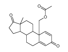 19-acetoxy-D1,4-androstadiene-3,17-dione 结构式