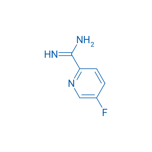 5-氟吡啶-2-甲脒 结构式