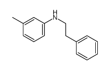 N-(3-甲基苯基)苯乙胺 结构式