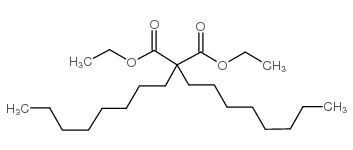 2,2-二辛基丙二酸二乙酯 结构式