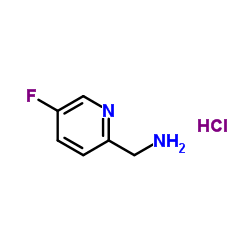 (5-氟吡啶-2-基)甲胺 结构式