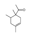 1-(1,4,6-三甲基-3-环己烯-1-基)乙酮 结构式