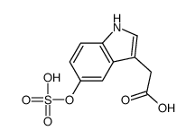 5-磺酰氧基-1H-吲哚-3-乙酸 结构式