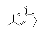1-Butene-1-sulfonic acid, 3-methyl-, ethyl ester, (Z)- (9CI) 结构式
