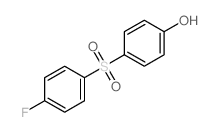 4-(4-氟苯磺酰基)苯酚 结构式