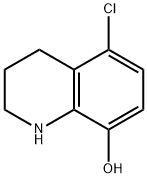 5-氯-1,2,3,4-四氢喹啉-8-醇 结构式