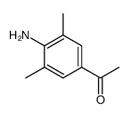 1-(4-氨基-3,5-二甲基苯基)乙酮 结构式