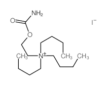 三丁基-(2-氨基甲酰氧基乙基)铵碘化物 结构式
