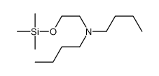 N-[2-(Trimethylsiloxy)ethyl]-N,N-dibutylamine 结构式