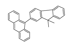 Anthracene, 9-(9,9-dimethyl-9H-fluoren-2-yl)- 结构式